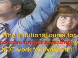 help me stop sweating - cure for excessive sweating - cause excessive sweating