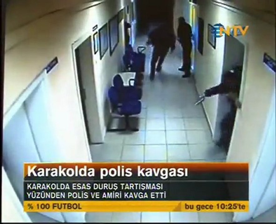 Trabzon karakolda esas duruş kavgası