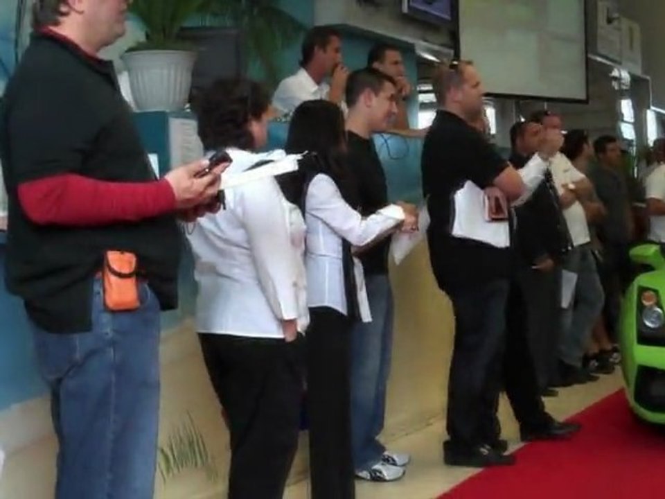 Nick at the auction