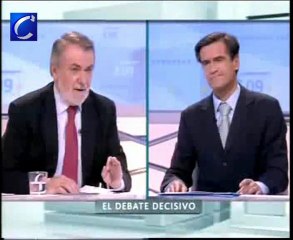 7-J: La crisis, protagonista del segundo 'cara a cara' entre Mayor Oreja y López Aguilar
