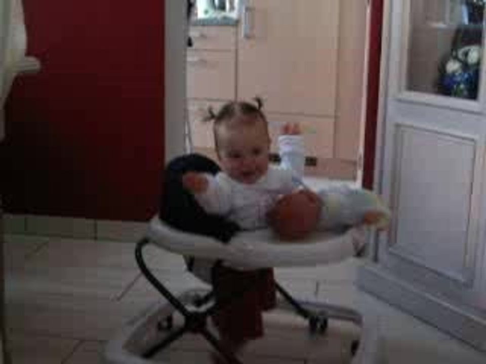 Marine dans le trotteur