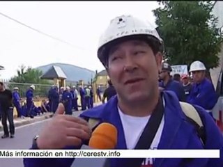 Continúa la marcha de los mineros asturianos por el futuro del sector