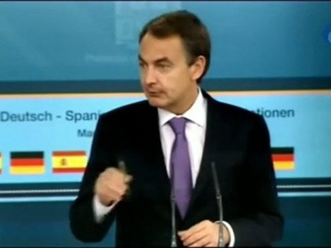 Zapatero y Merkel defienden un pacto de competitividad para Europa