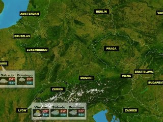 El tiempo en Europa, por países, previsión del  jueves 5  al domingo 8 de mayo