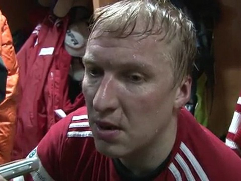 Алексей Заварухин  после игры с к.Югра  21.12.11.