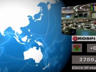 Bolsas; Mercados internacionales: Cierre jueves 29 y media sesión viernes 30 de septiembre