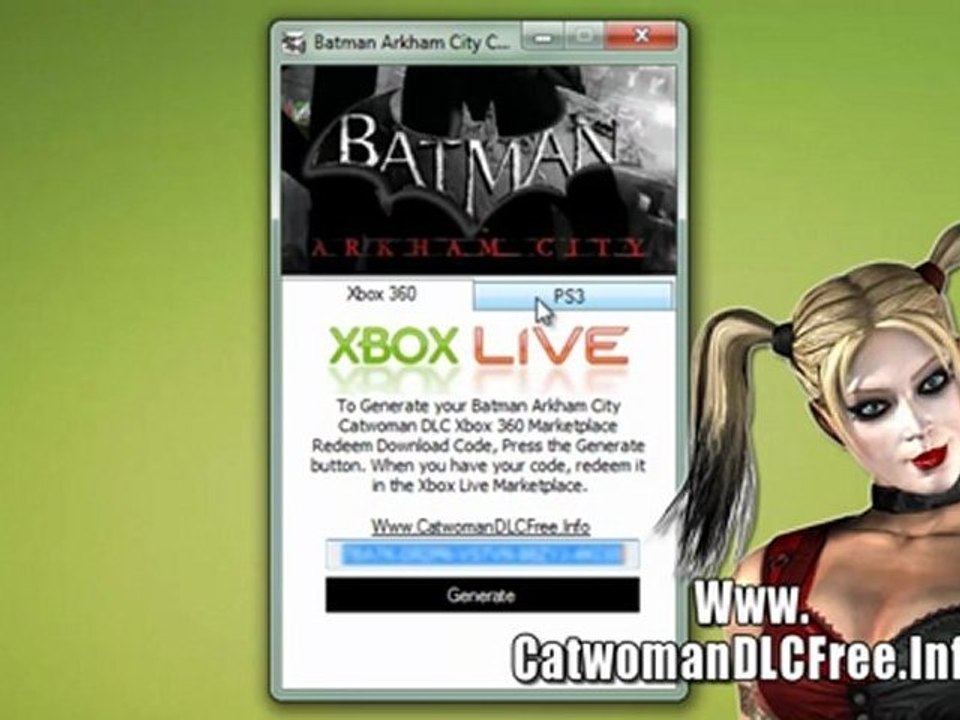 Batman Arkham City Catwoman Character Pack DLC Free Giveaway