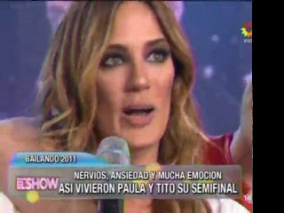 Paula en Este es el Show 1 (video de la semifinal) - 21 de Diciembre