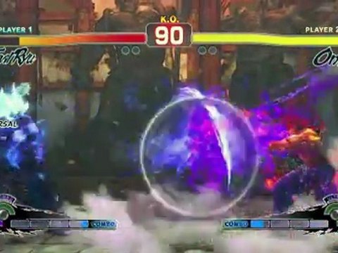 Super Street Fighter IV Arcade Edition (PS3) - Evil Ryu Vs Oni