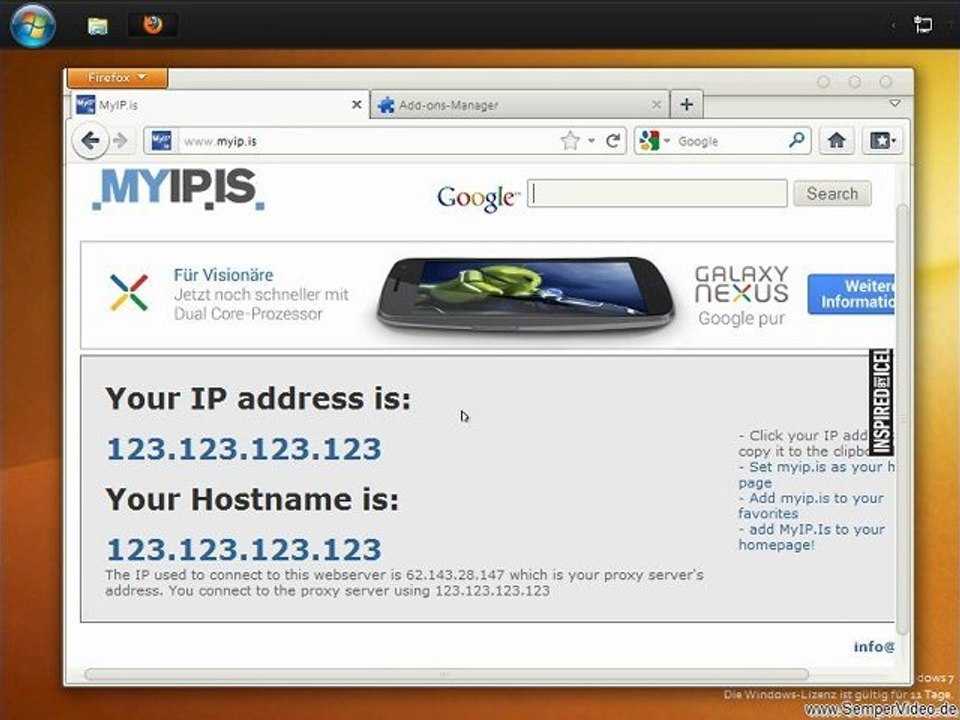 Firefox: modify headers