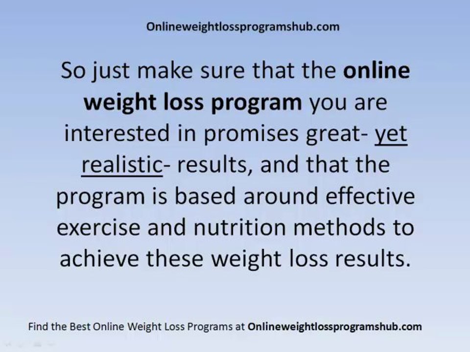 Select Your Online Weight Loss Program With These Simple Questions