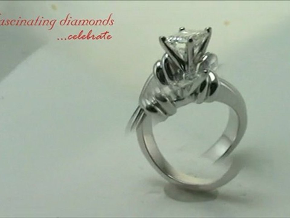 Emerald Cut Solitaire Diamond Engagement Ring