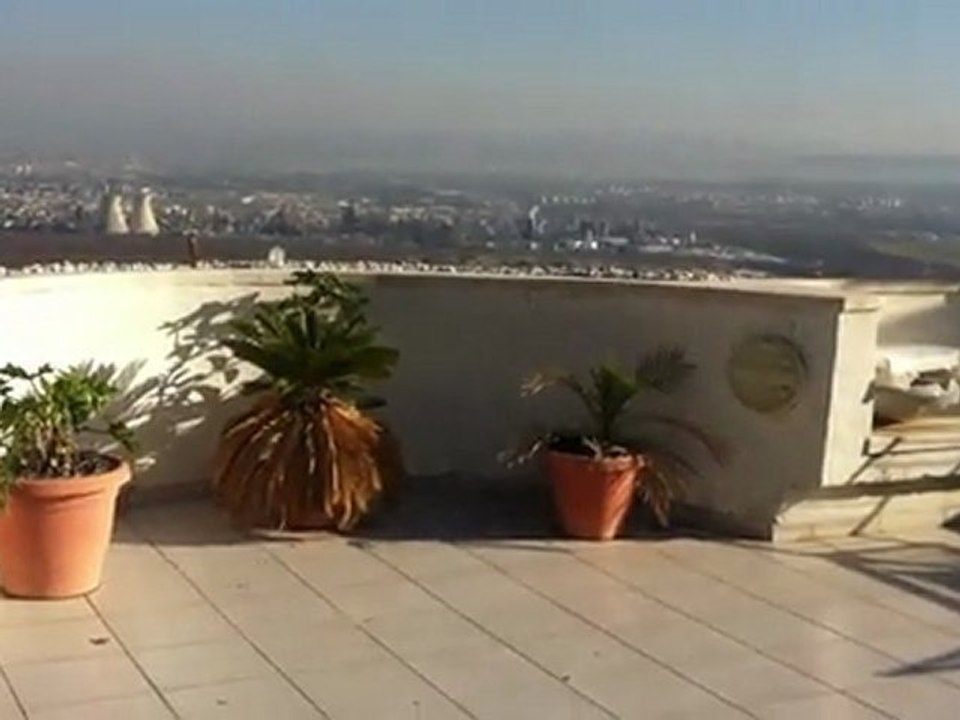 Beautiful sunny morning on the porch