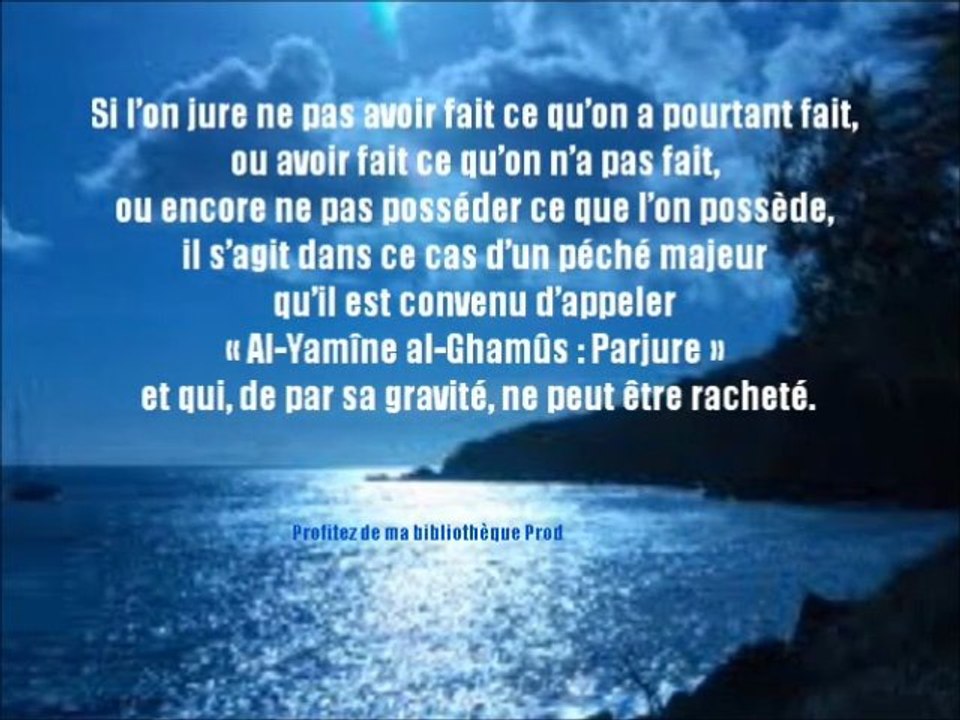 Jurer en mentant