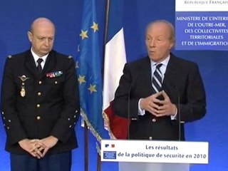 conf de presse Hortefeux chiffres délinquance