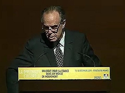 Discours de clôture de la 1ère journée: Frédéric Mitterrand, ministre de la Culture et de la Communication