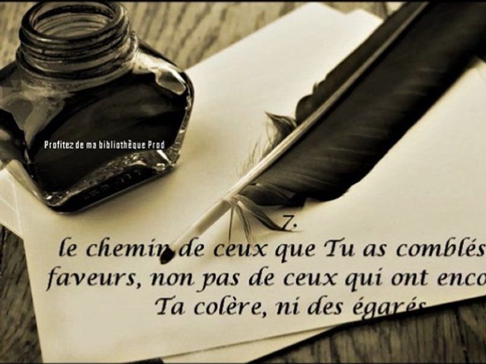 Sourate 01 Al Fâtiha