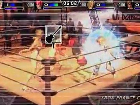 Rumble Roses XX (360) - Un combat à 4 dans lequel tous les coups sont permis.