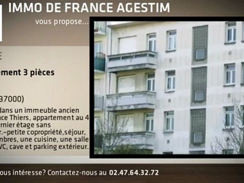 A vendre - APPARTEMENT - TOURS (37000) - 3 pièces - 60m²
