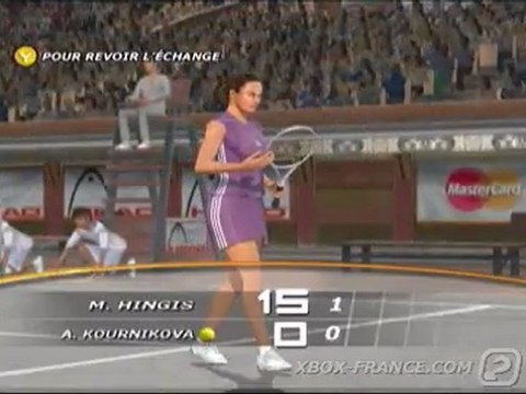 Top Spin (XBOX) - Martina Hingis affronte Anna Kournikova