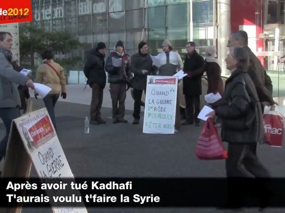 Noël: Mobilisation contre la guerre qui rôde - Cheminade 2012