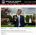 NOCHE DE PERROS - Chávez y Obama enfrentados como canes - ORLANDO URDANETA