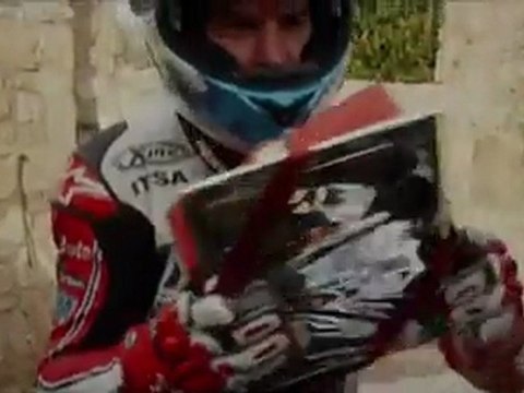 Carlos Checa Ducati winter tests I test invernali Ducati di Carlos Checa