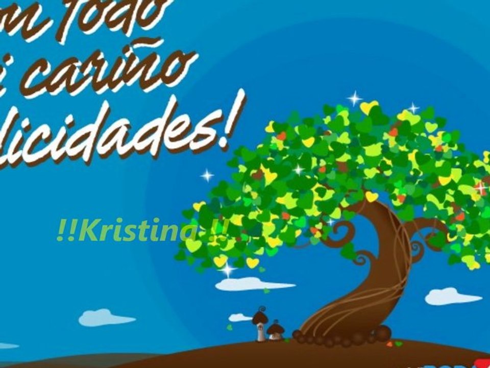 Feliz cumpleaños Kristina.///by Leorrojo
