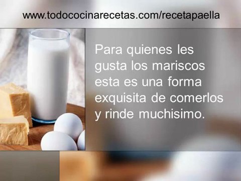 Receta paella para amantes de los mariscos