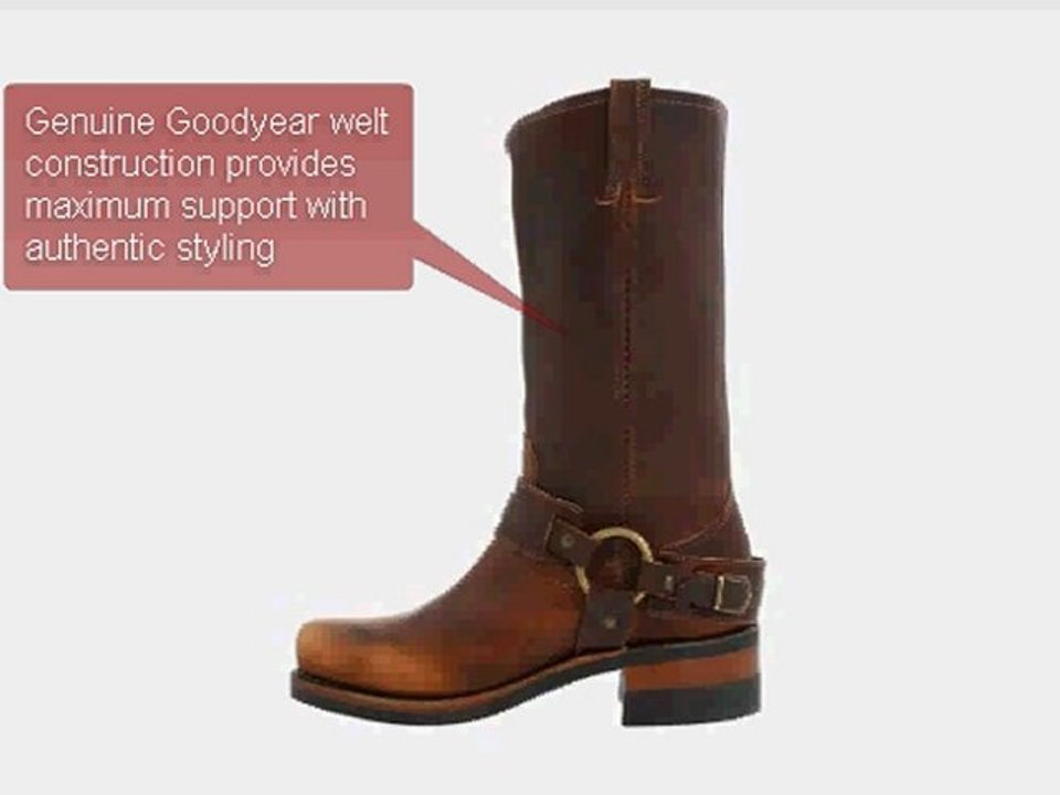 FRYE BELTED HARNESS 12R BOOTS