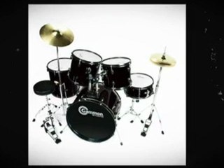 Top Deal Review - New Drum Set Black 5-Piece Complete ...