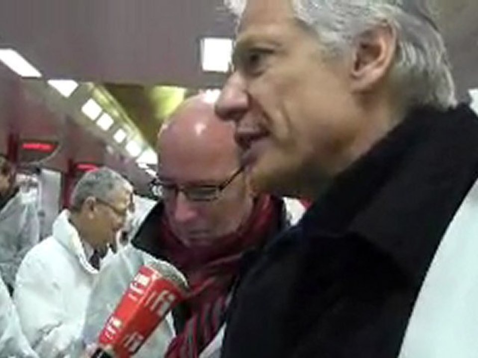 Villepin à Rungis