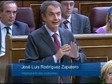 Enfrentamiento entre ZP y Rajoy por el veto socialista a debatir sobre la reforma de las pensiones