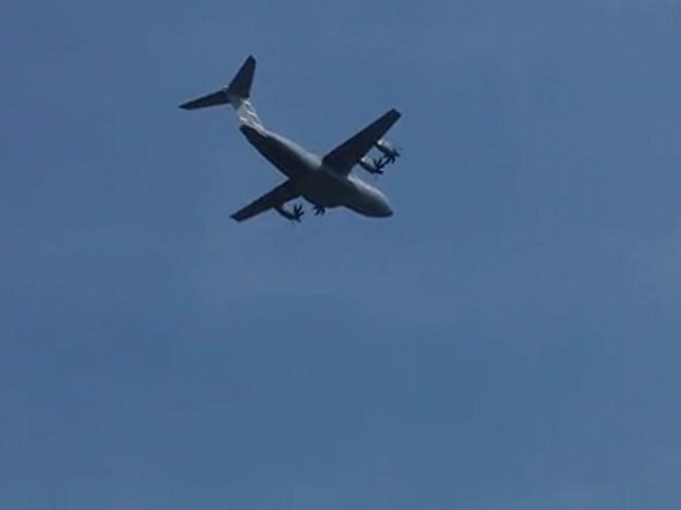 Départ pour Toulouse de l'A400M F-WWMT de l'Antaturk Airshow (21.07.2011) à 17h30