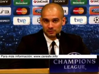 Guardiola prefiere no hablar de los árbitros