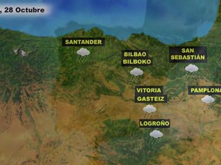 El tiempo en España por CCAA, el jueves 27 y el viernes 28 de octubre