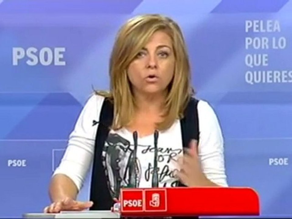 Elena Valenciano valora el programa electoral del PP