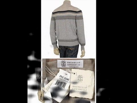Brunello Cucinelli Mockneck Cashmere Sweater