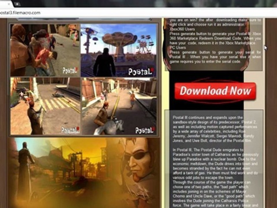 Postal 3 Keygen & Crack by Reloaded