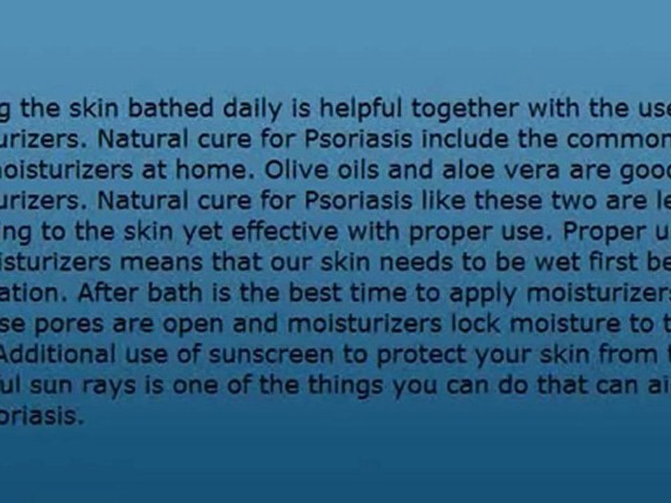 Top 3 Effective Cures For Psoriasis