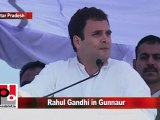Congress Leader Rahul Gandhi in Gunnaur (U.P) Part 8