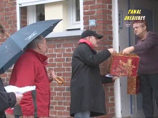 Distribution de colis de Noël