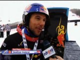 Snowboard - Carezza abbraccia Benjamin Karl