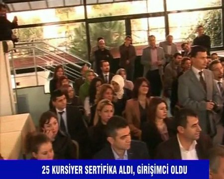 Aliağa Belediyesi KOSGEB Girişimcilik Eğitimi Sertifikaları verildi