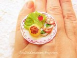 Miniature Food Rings PLUS at Etsy - SouZouCreations
