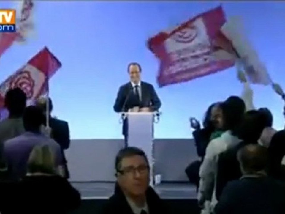 François Hollande en visite à Saint-Nazaire et à Nantes - 19/12/11 - BFMTV
