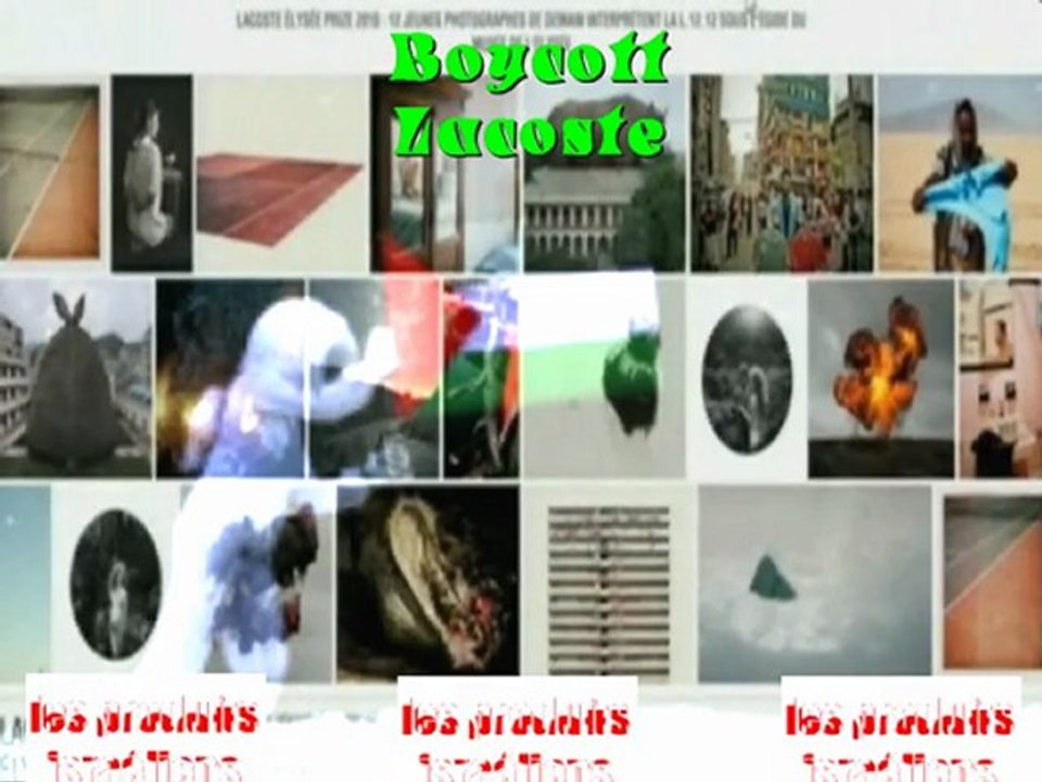 BOYCOTT L'APARTHEID BOYCOTT LACOSTE