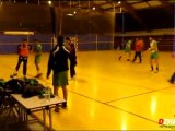 Echauffement + Futsal EN Algérie (handball)