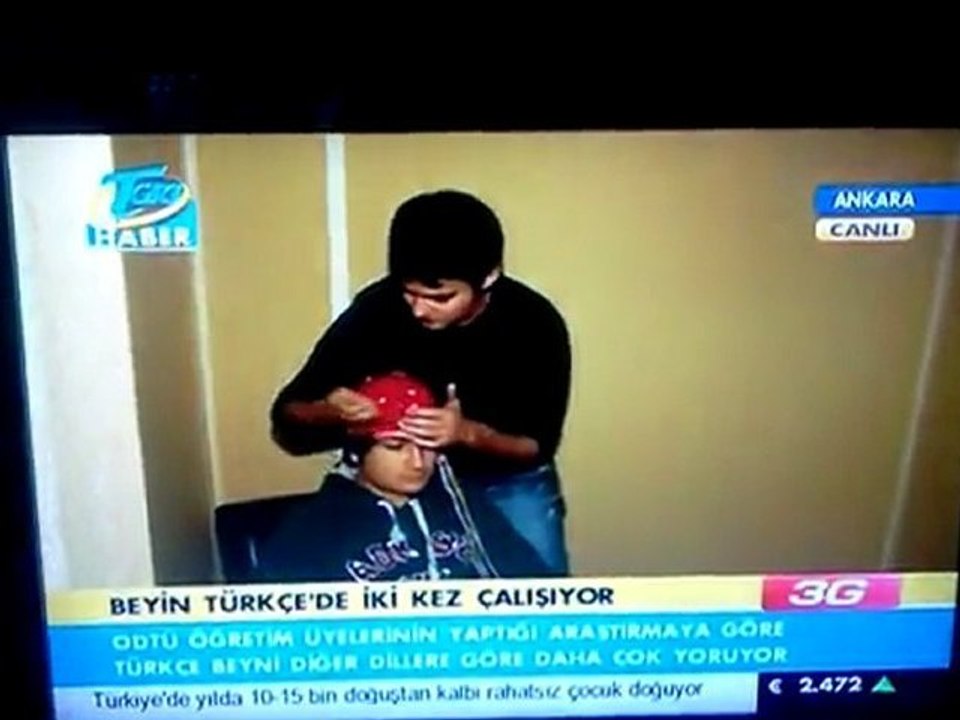 AYkut EKen kardeşim TGRT Haber'de yaptığı çalışmaları gösteriyor