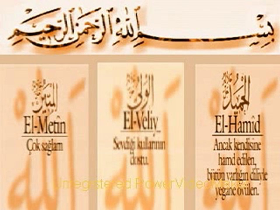 Allah'n güzel isimleri Esma-ül_Hüsna